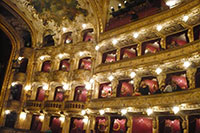 Balconies in the National Theatre, Prague