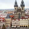 View east from the Old Town Hall