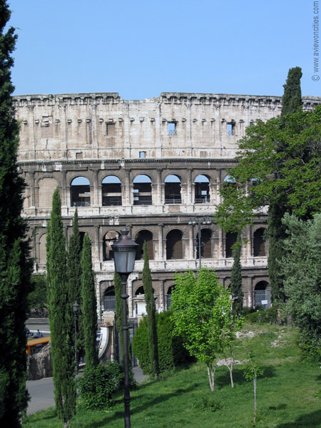 Colosseum seen from Colle Oppio