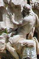 Danube, Fountain of the Four Rivers, Rome