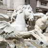 Tritone and horse, Trevi Fountain