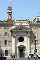 Kerk van de heilige Brigida, Piazza Farnese