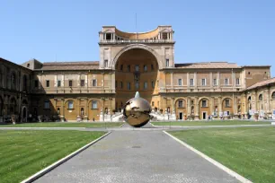 Courtyard at the Vatican Museum