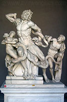 Laocoon sculpture, Vatican Museum, Rome