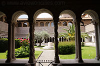 Courtyard of the cloister of Saint-John Lateran, Rome