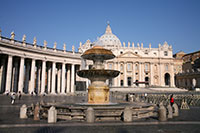 Brunnen am Petersplatz, Rom