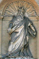 Statue de Moïse, Fontaine de Moïse, Rome