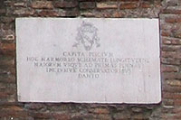Placard on the Porticus of Octavia