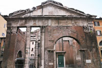The Porticus of Octavia in Rome