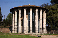 Le Temple d'Hercule Victor, Forum Boarium, Rome
