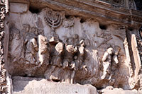 Paneel met zegeoptocht, Boog van Titus, Forum Romanum