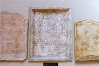 Keizerlijke grondwet in het Museum van de Romeinse Beschaving