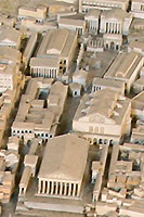 Scale model of the Forum Romanum