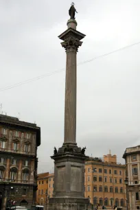 Column at the Santa Maria Maggiore Square