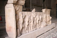 Een van de Plutei van Trajanus in de Curia in Rome