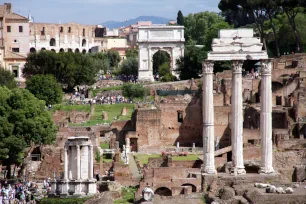 Forum Romanum seen from the Capitol