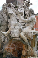 De Donau, Vierstromenfontein, Rome