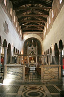 Interior of the Santa Maria in Cosmedin, Rome