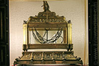 De ketens van Petrus in de San Pietro in Vincoli kerk in Rome