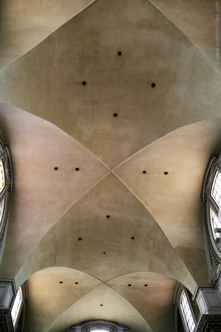 Cross Vaulted Ceiling Of The Santa Maria Degli Angeli Rome