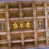 Ornate ceiling in the Basilica of St. Paul Outside the Walls