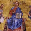 Detail of the mosaic in the apse of St. Paul Outside the Walls