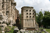 Baker's Tomb at the Porta Maggiore in Rome