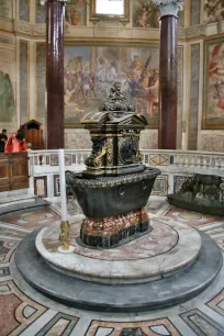 The font in the Lateran Baptistery, Rome