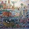 Large Roman mosaic with a scene of the Nile river, Palazzo Massimo