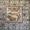 Roman mosaic with fish, fruit and fowl