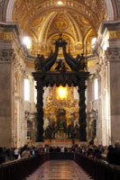 Canopy (baldachin) in the St. Peter's Basilica