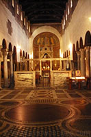 Interior of the Santa Maria in Cosmedin, Rome