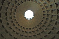 Oculus du Panthéon à Rome