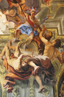 'Amerika' fresco in Sant'Ignazio, Rome