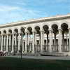 Colonnaded entrance to the Basilica of St Paul Outside the Walls