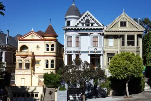 Victorian Houses at Alamo Square, San Francisco