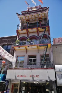 rowhouse in Chinatown, San Francisco