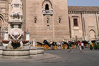 Plaza Virgen de los Reyes, Seville, Spain