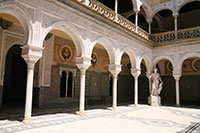 Central courtyard of the House of Pilate in Seville