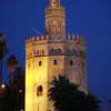 Torre del Oro at night