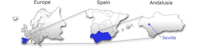 Location of Seville
