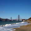 Golden Gate Bridge seen from Baker Beach