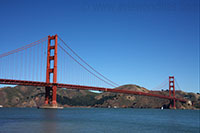View from Marina district on the Golden Gate Bridge, San Francisco