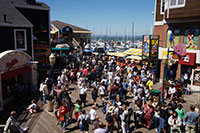 Andrang am Pier 39, San Francisco