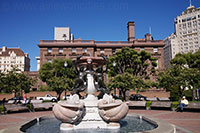 Schildkrötenbrunnen, Huntington Park, Nob Hill