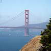 Golden Gate Bridge seen from Lincoln Park