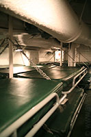 Sleeping Quarters of the USS Pampanito submarine, San Francisco
