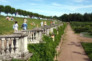 The Lower Park near the Marly Palace at Peterhof, Russia