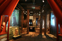 Prehistoric gallery in the historical museum in stockholm
