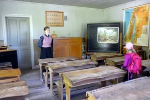 Classroom in a historical schoolbuilding in Skansen, Stockholm